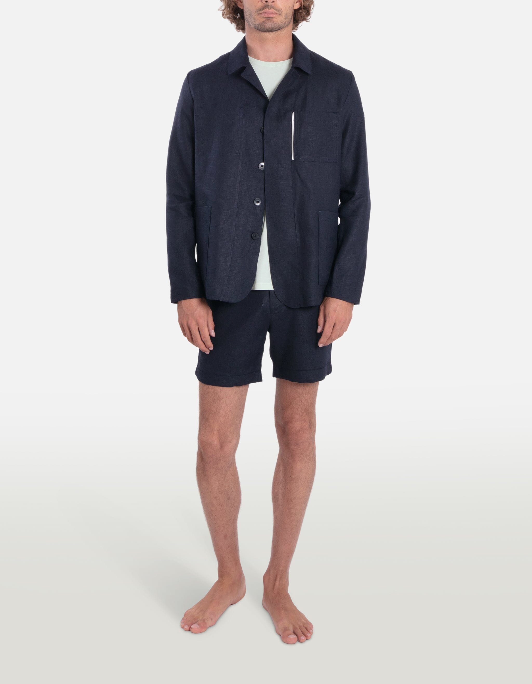 Doris - 01. Navy Overshirt - Doris MACKEENE 