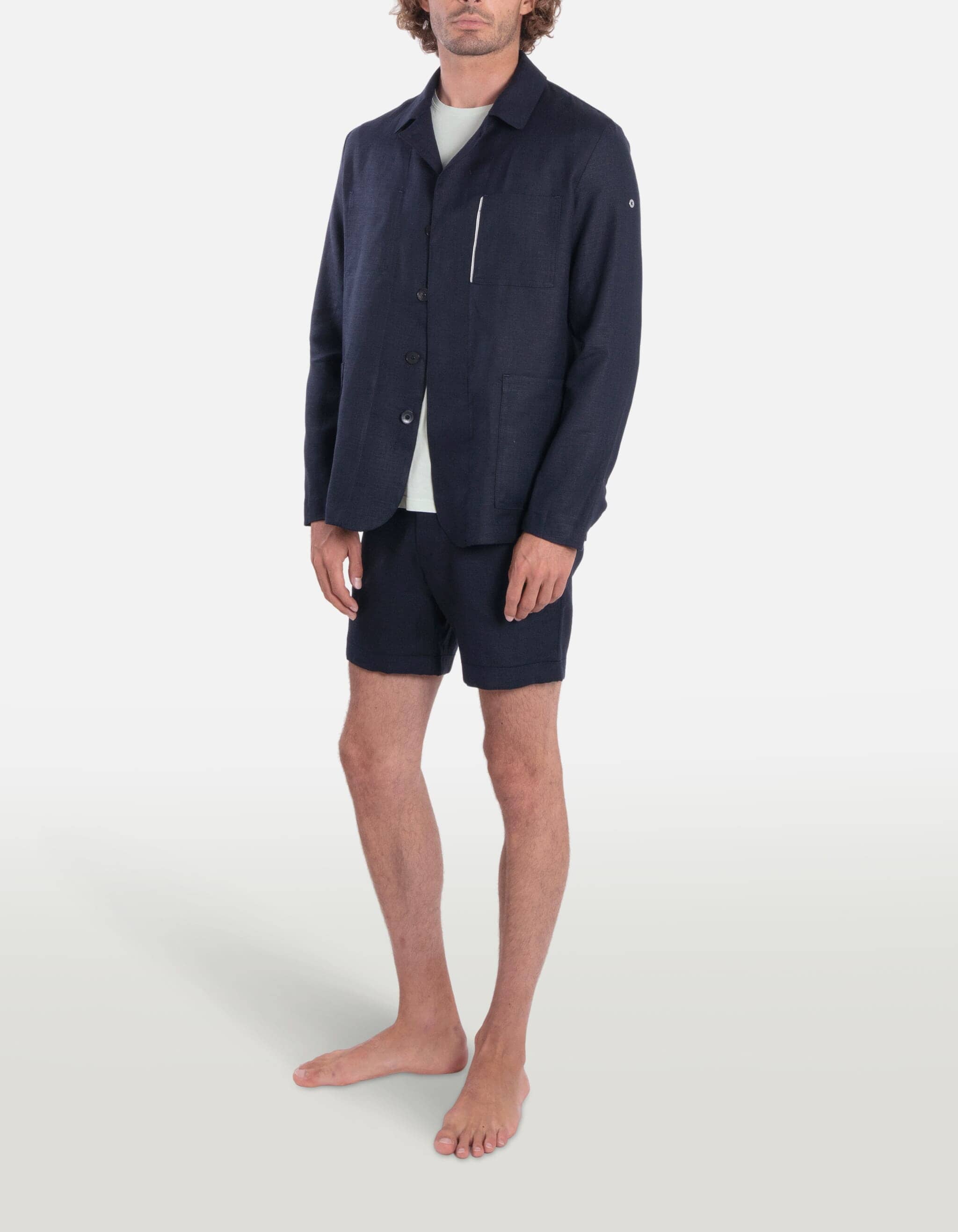 Doris - 01. Navy Overshirt - Doris MACKEENE 