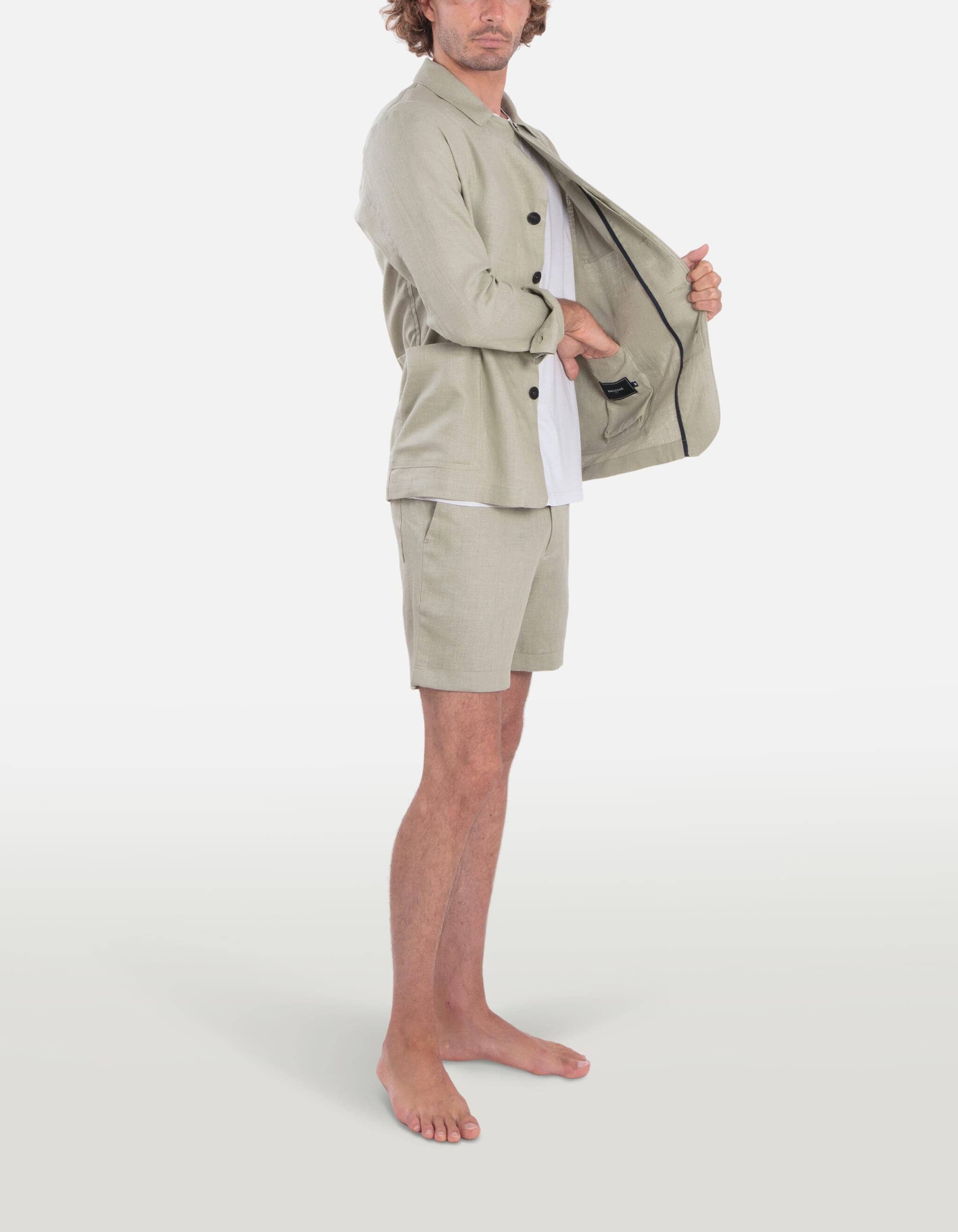 Doris - 03. Green Olive Overshirt - Doris MACKEENE 