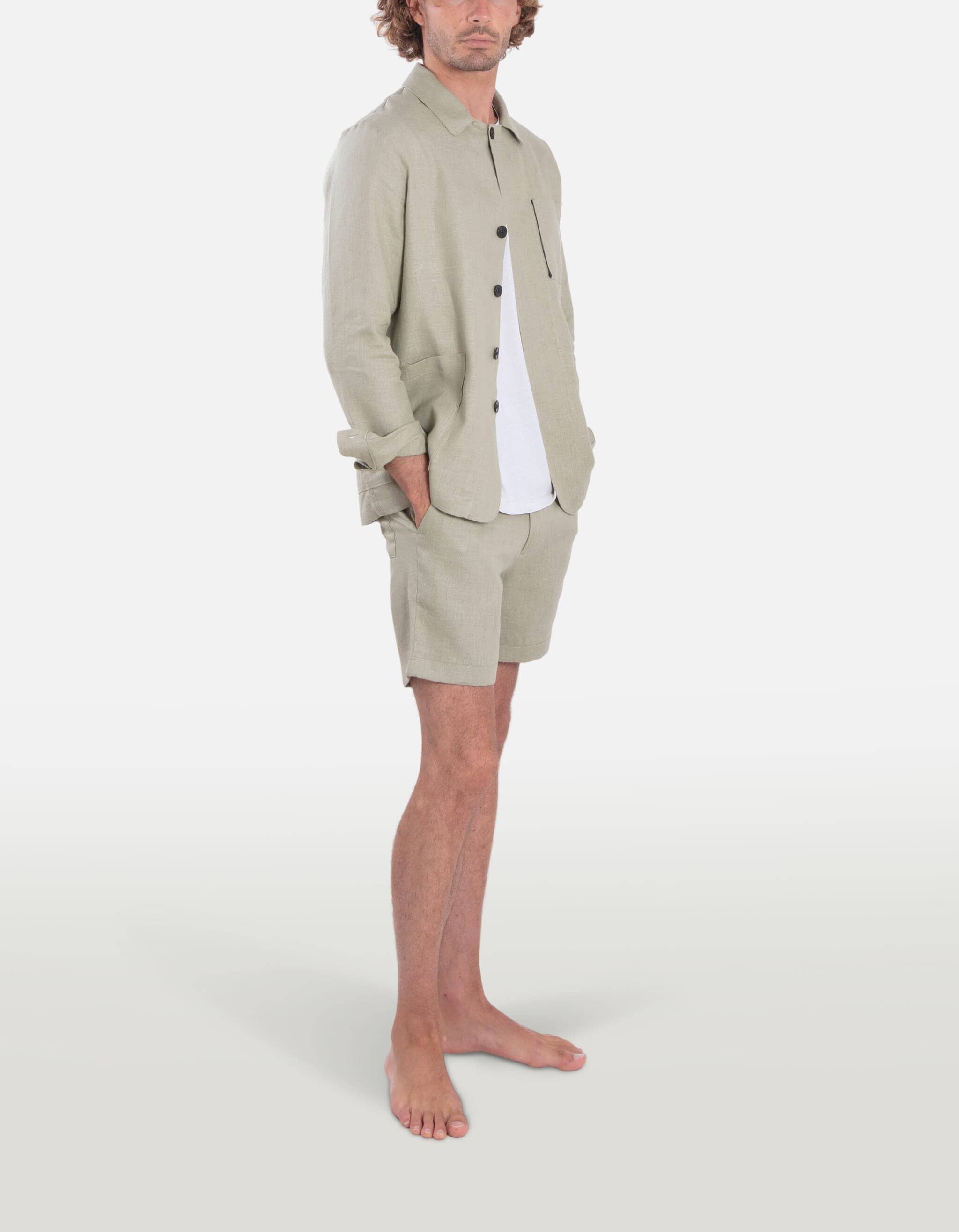 Doris - 03. Green Olive Overshirt - Doris MACKEENE 