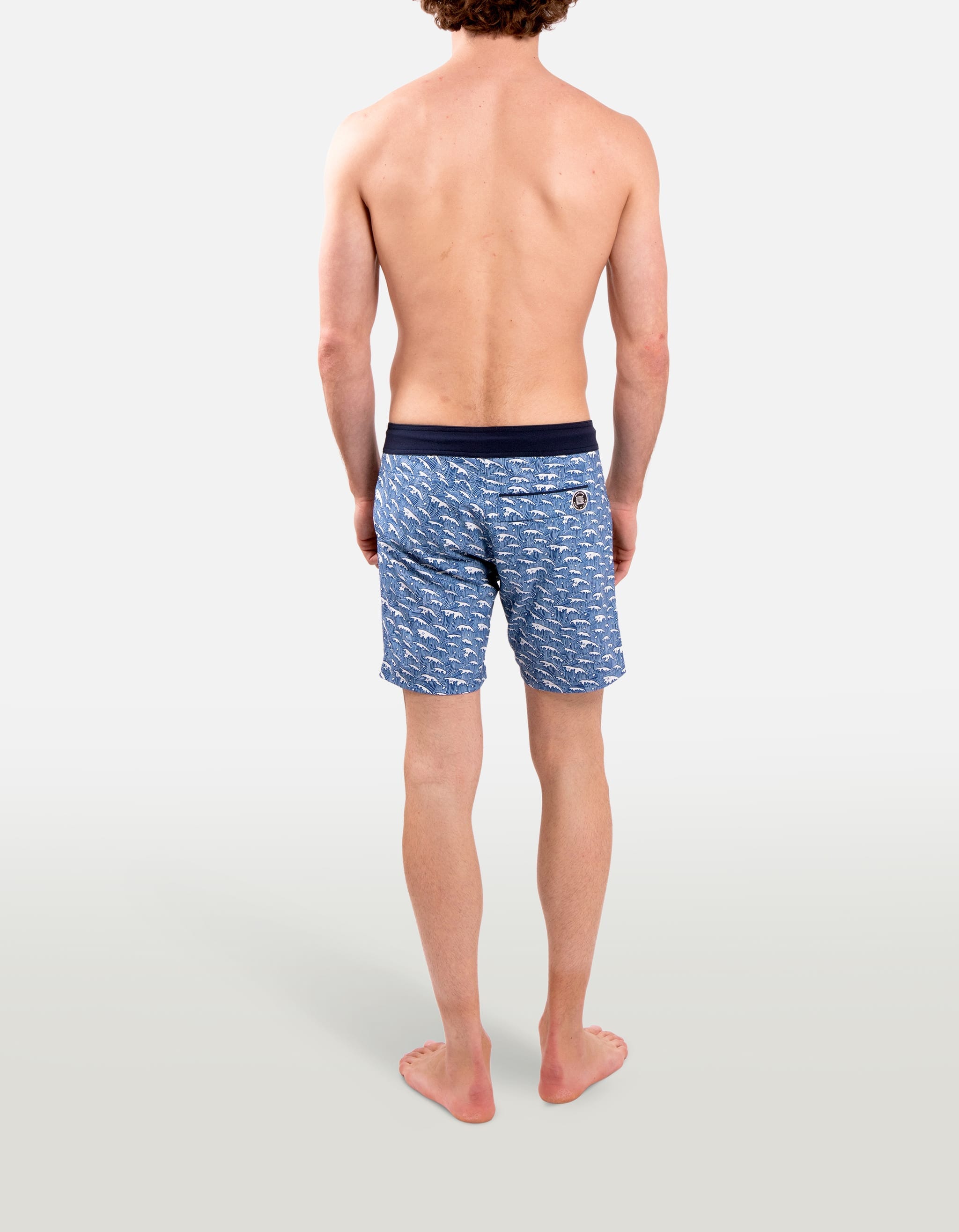 Barth5 - P21. Blue Waves Swim Shorts - Barth5 MACKEENE 