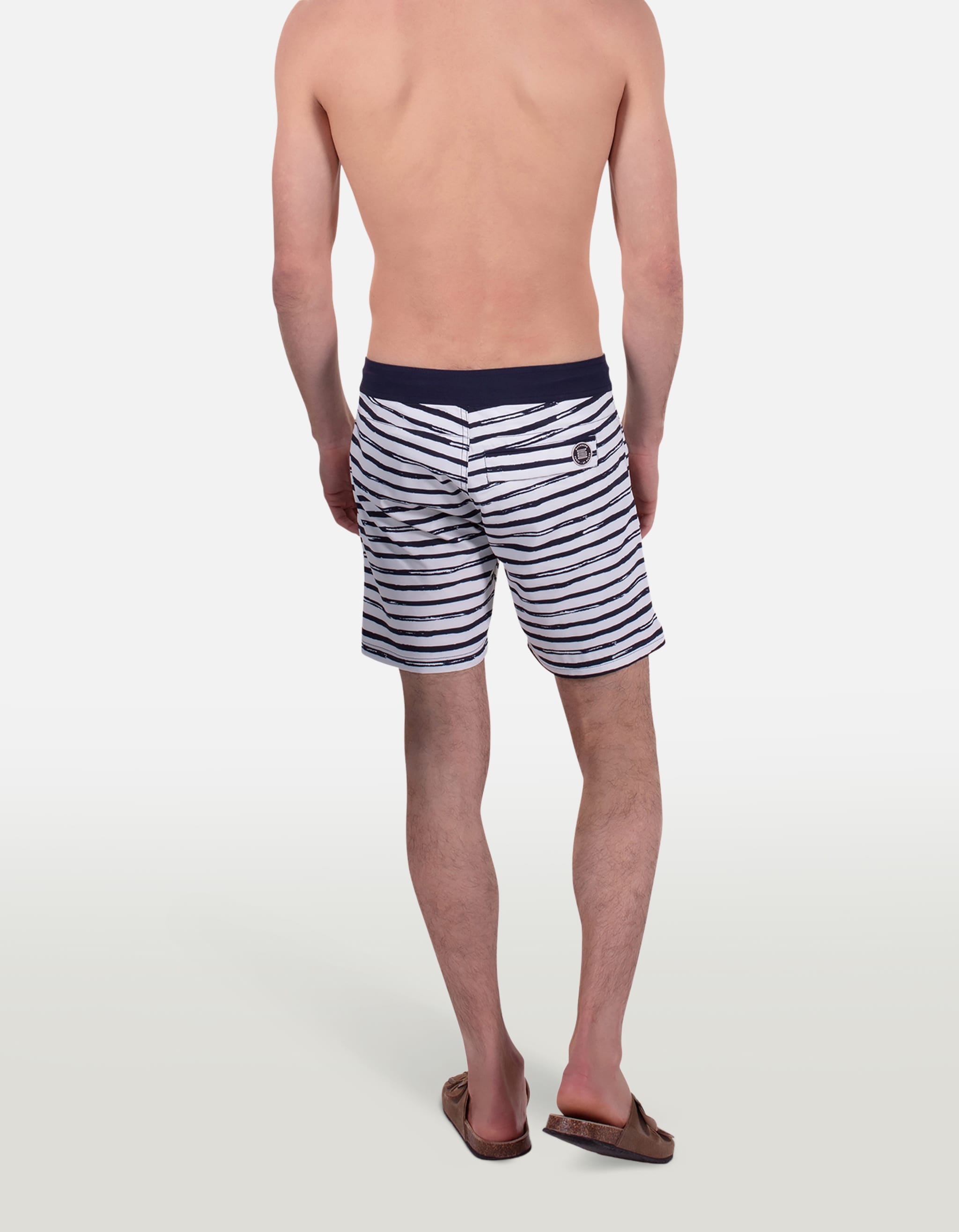 Barth5 - P25. Shima Grey Swim Shorts - Barth5 MACKEENE 