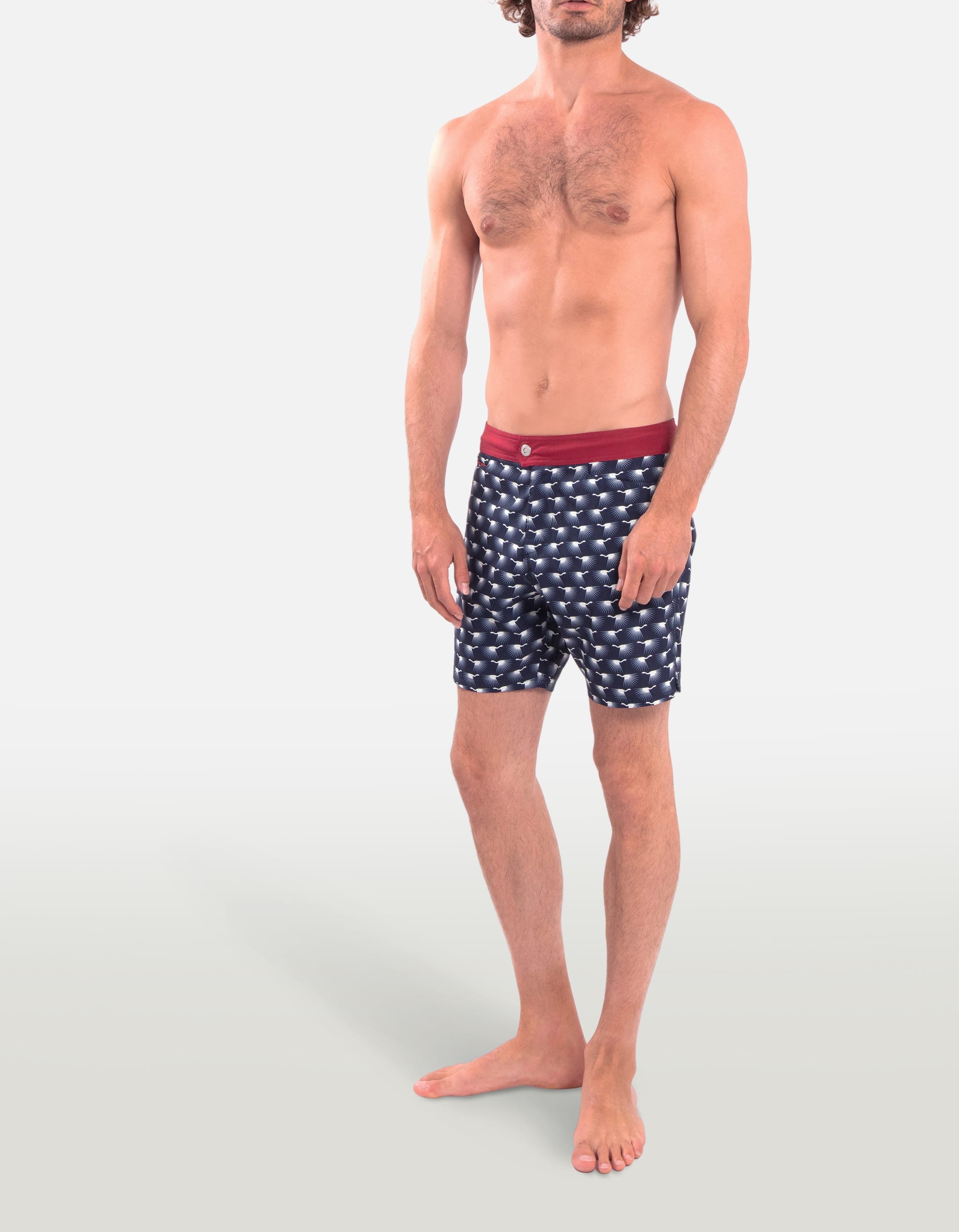 Barth5 - P29. Navy Heron Barth5 - P29. Navy Heron Swim Shorts - Barth5 MACKEENE