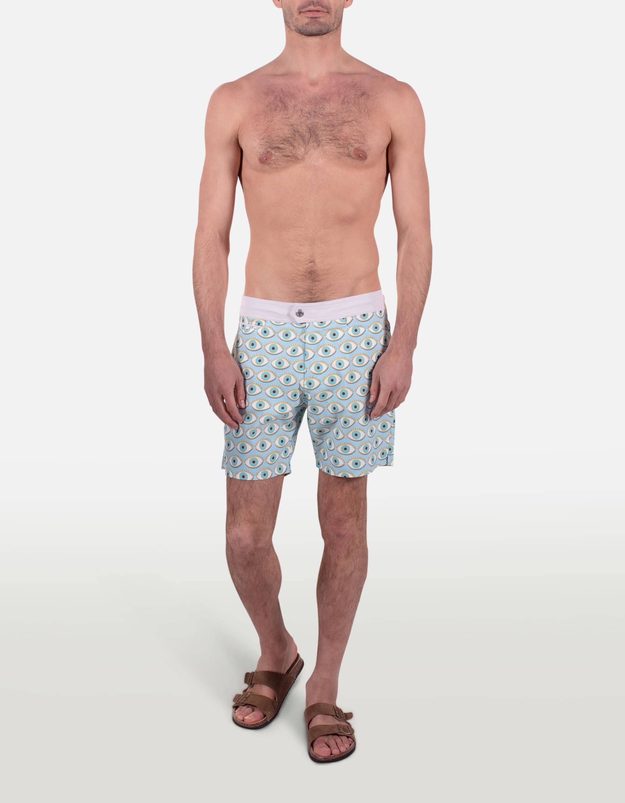 Barth5 - P33. Blue Eyes Swim Shorts - Barth5 MACKEENE 