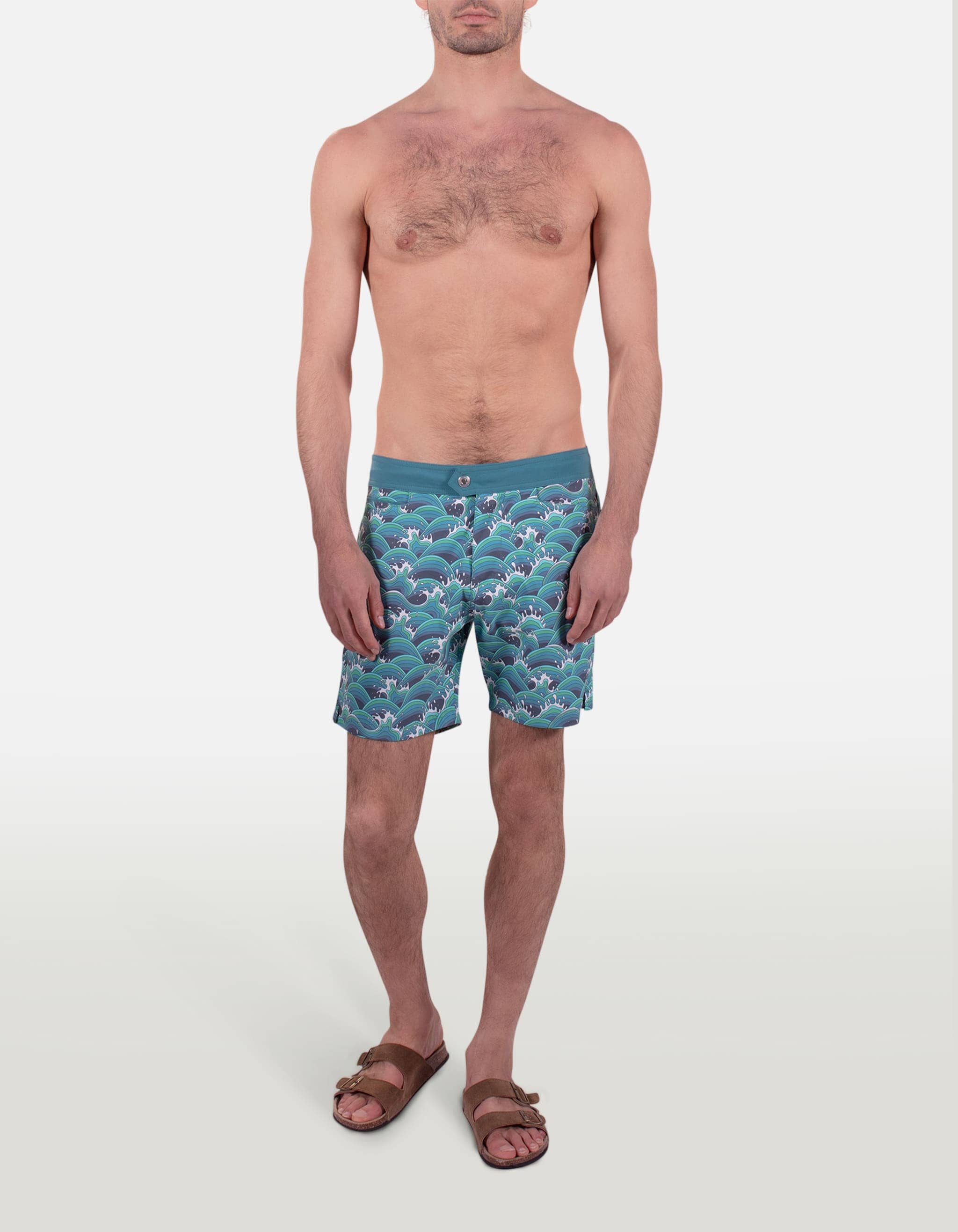 Barth5 - P37. New Waves Swim Shorts - Barth5 MACKEENE 