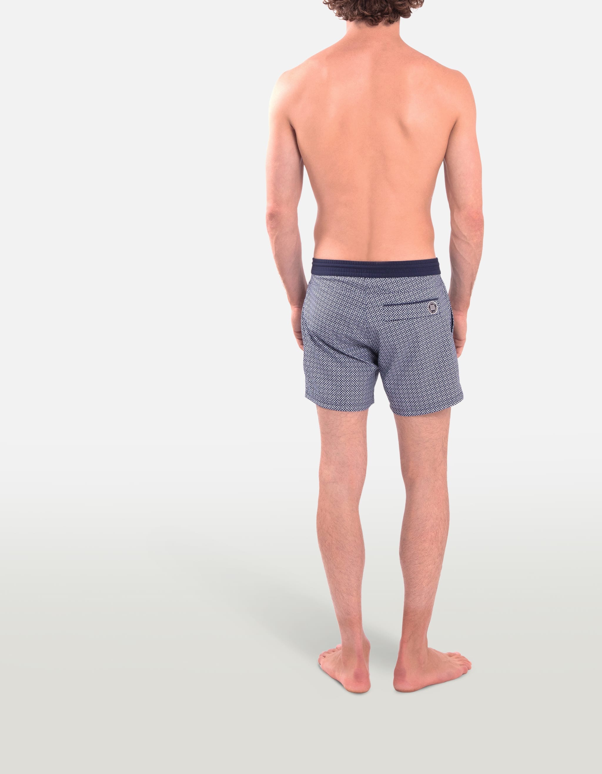 Ben - P20. Navy Hermé Swim Shorts - Ben MACKEENE 