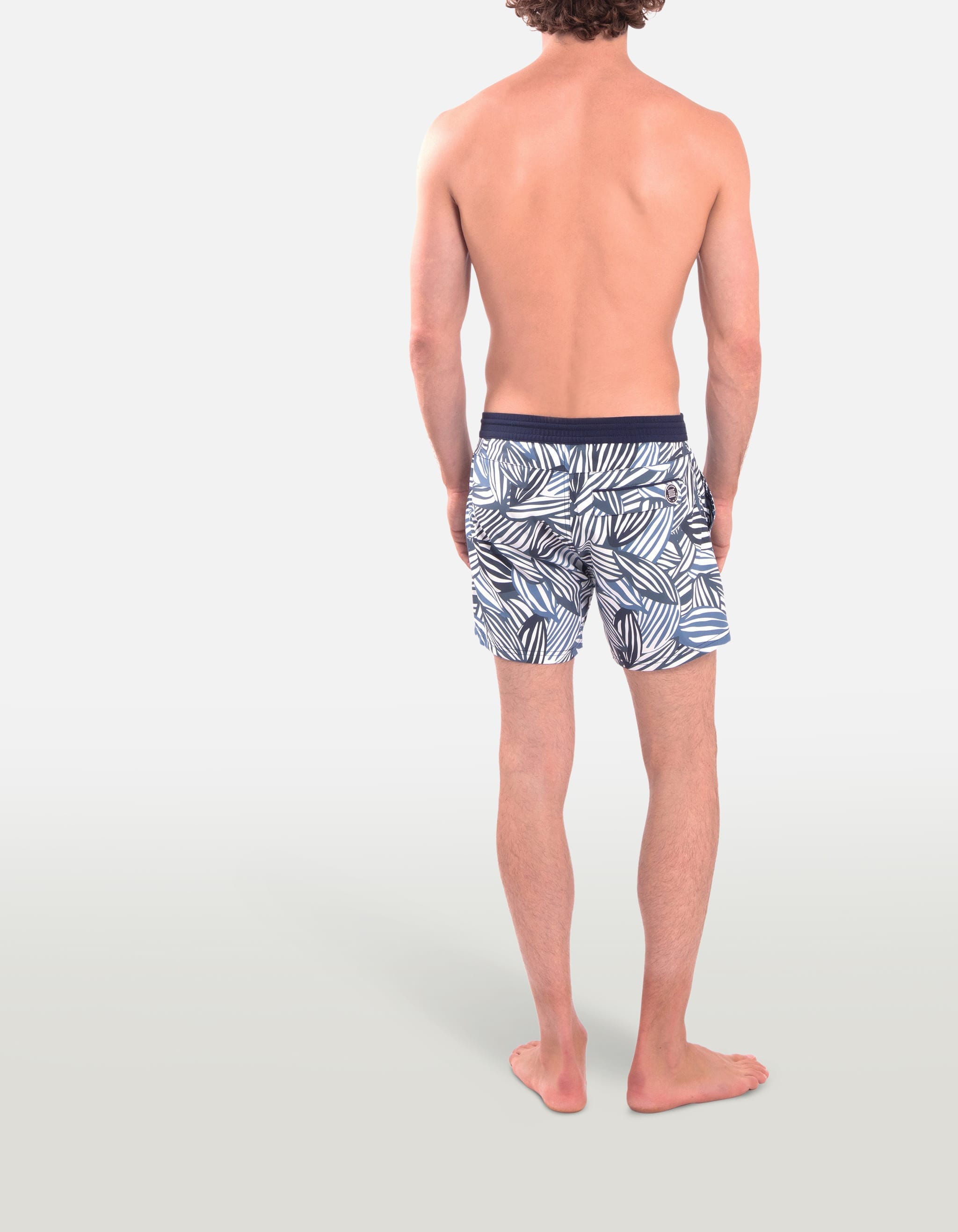 Ben - P22. Blue Feve Swim Shorts - Ben MACKEENE 