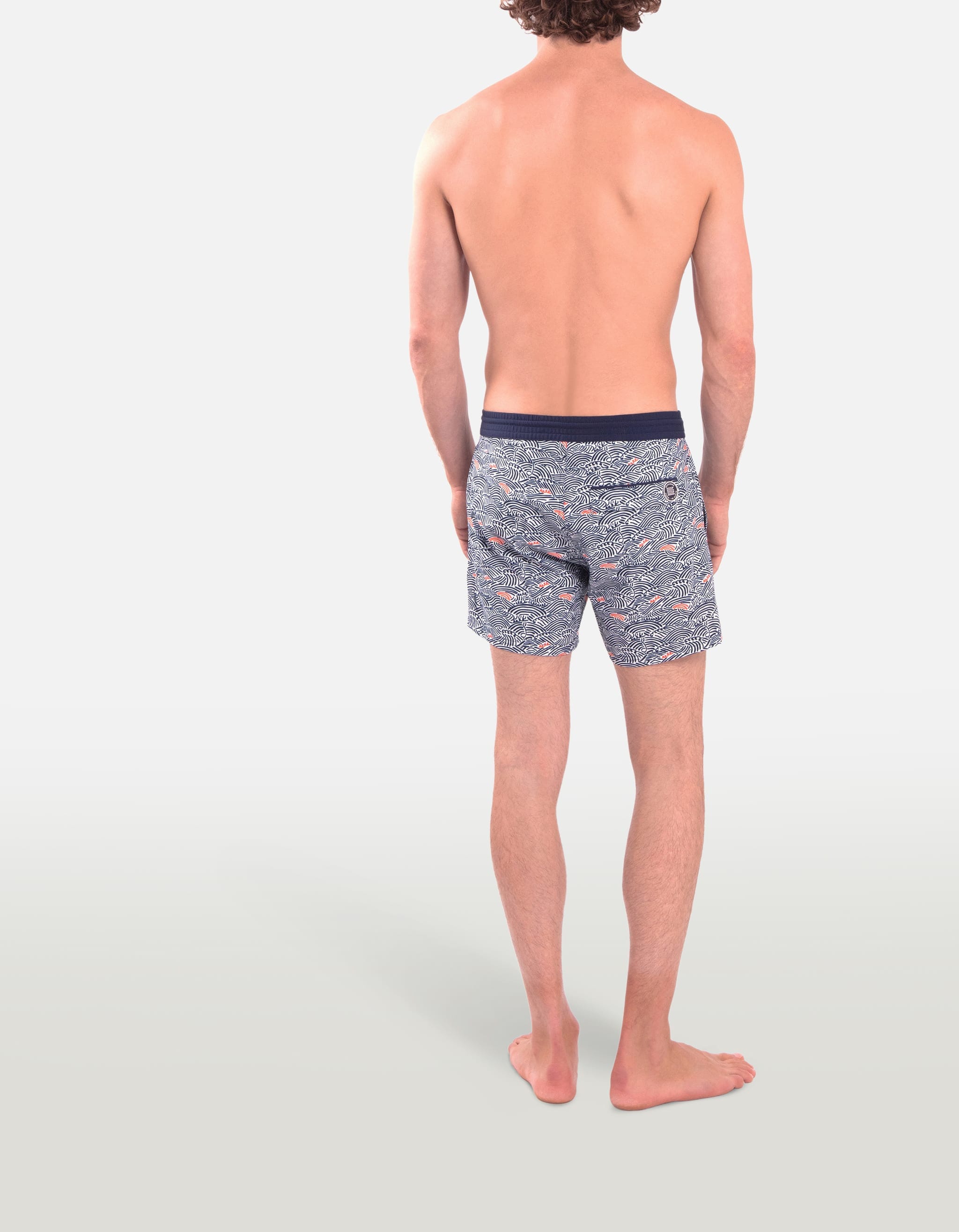 Ben - P23. Blue Nami Swim Shorts - Ben MACKEENE 