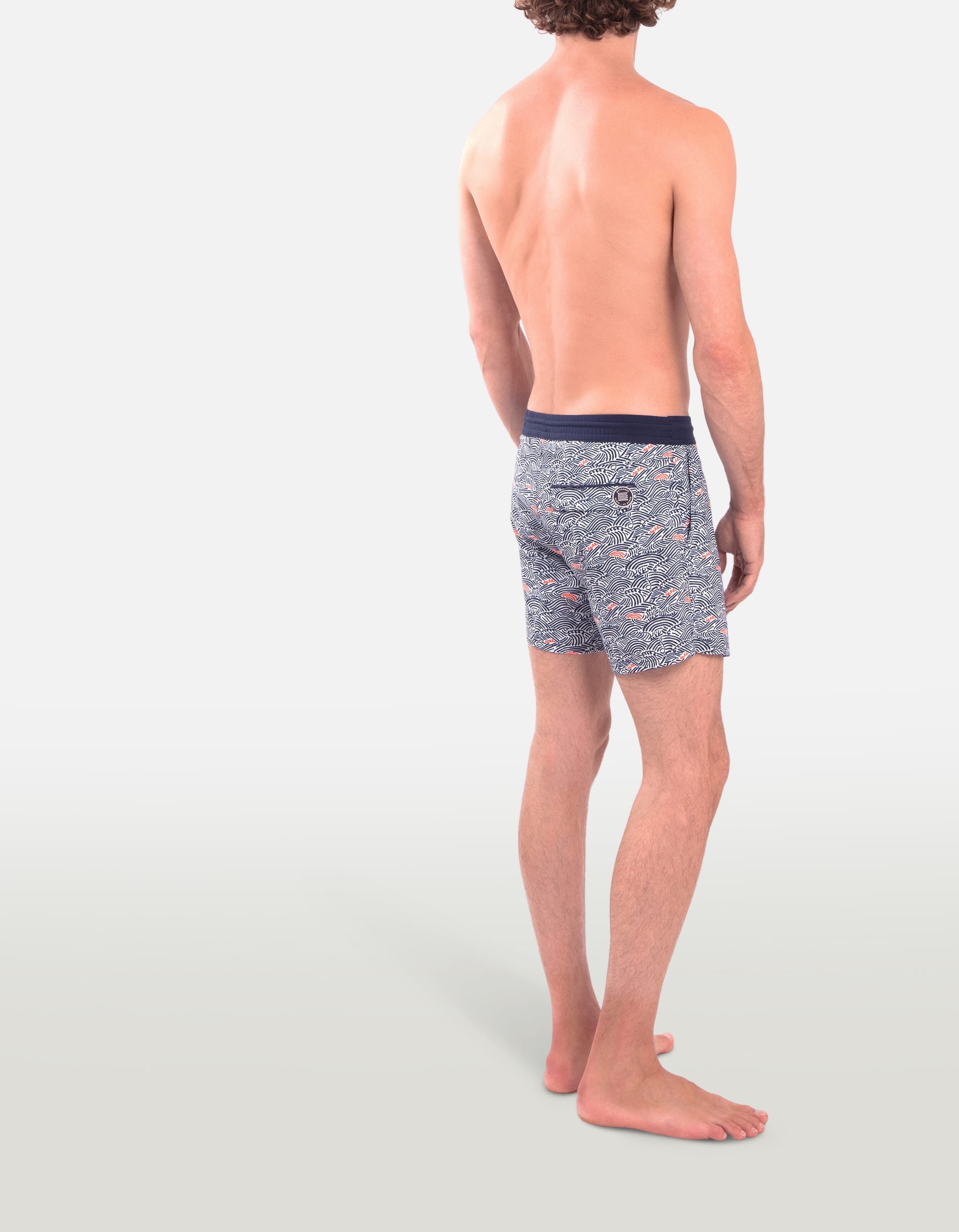 Ben - P23. Blue Nami Swim Shorts - Ben MACKEENE 