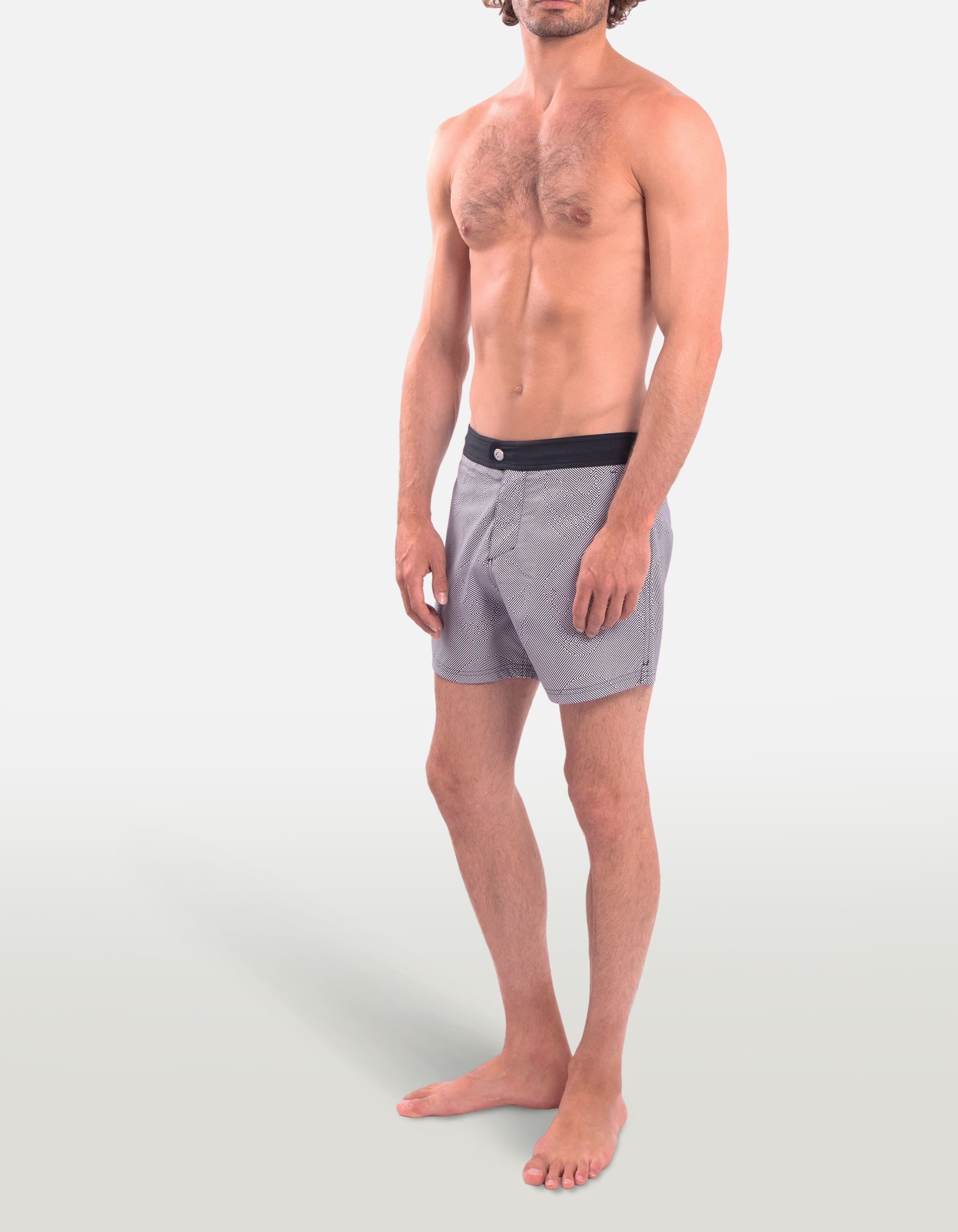 Ben - P24. Black Death Swim Shorts - Ben MACKEENE 