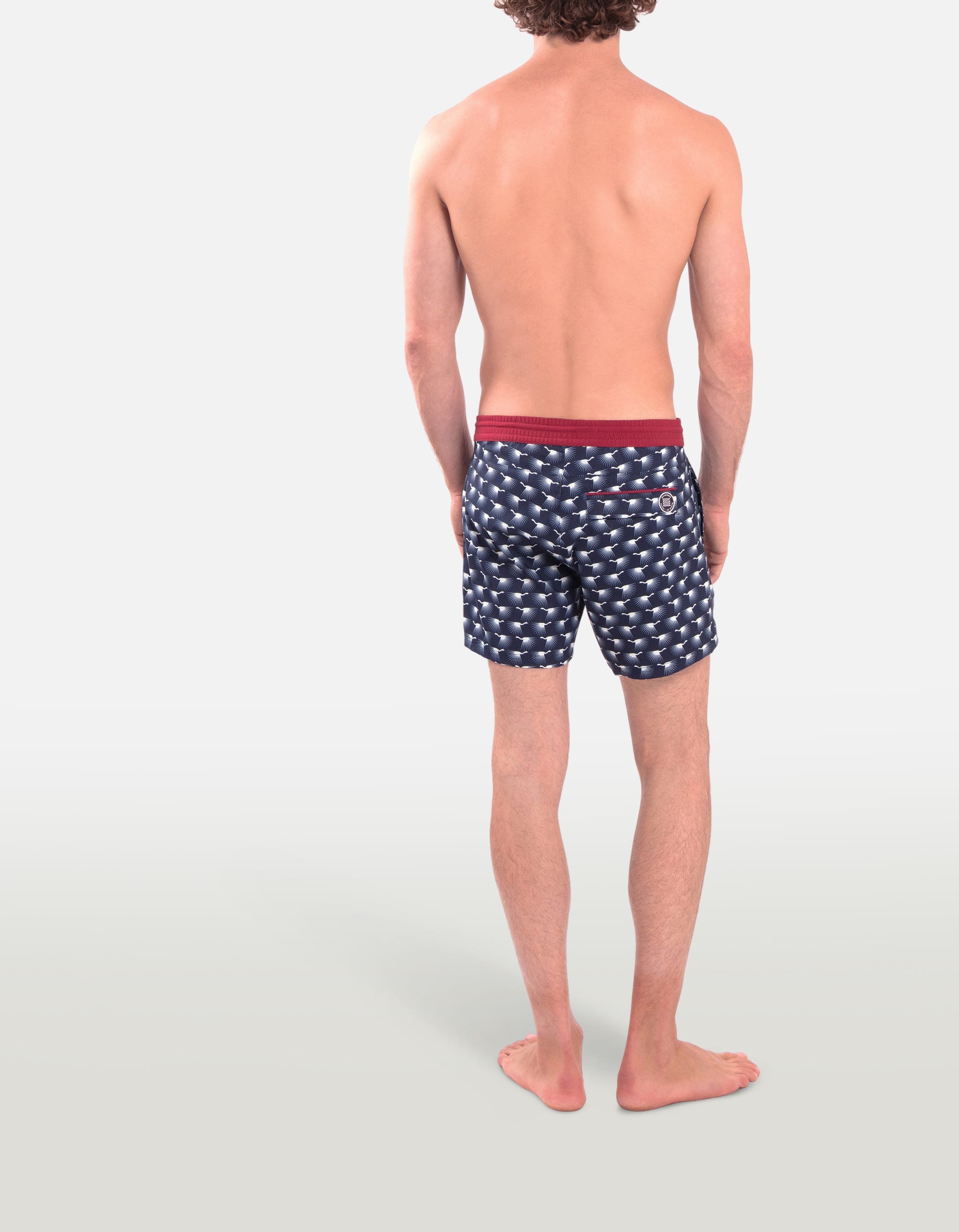 Ben - P29. Navy Heron Swim Shorts - Ben MACKEENE 