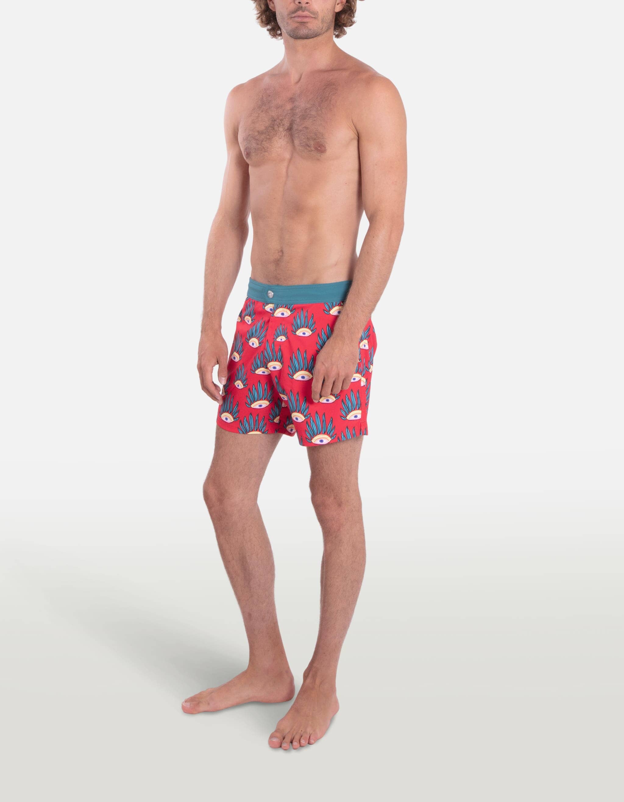 Ben - P32. Red Eyes Ben - P32. Red Eyes Swim Shorts - Ben MACKEENE