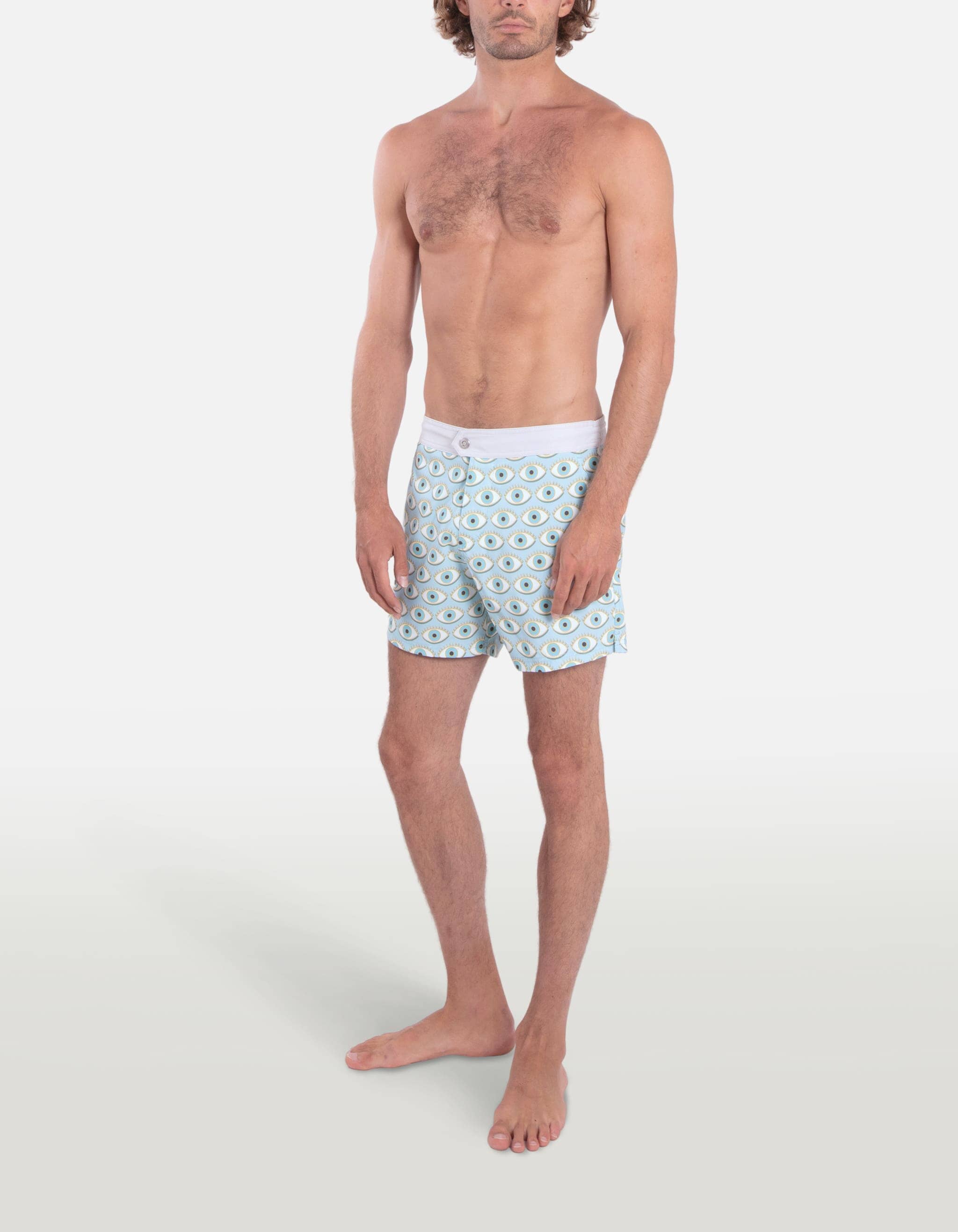 Ben - P33. Blue Eyes Swim Shorts - Ben MACKEENE 