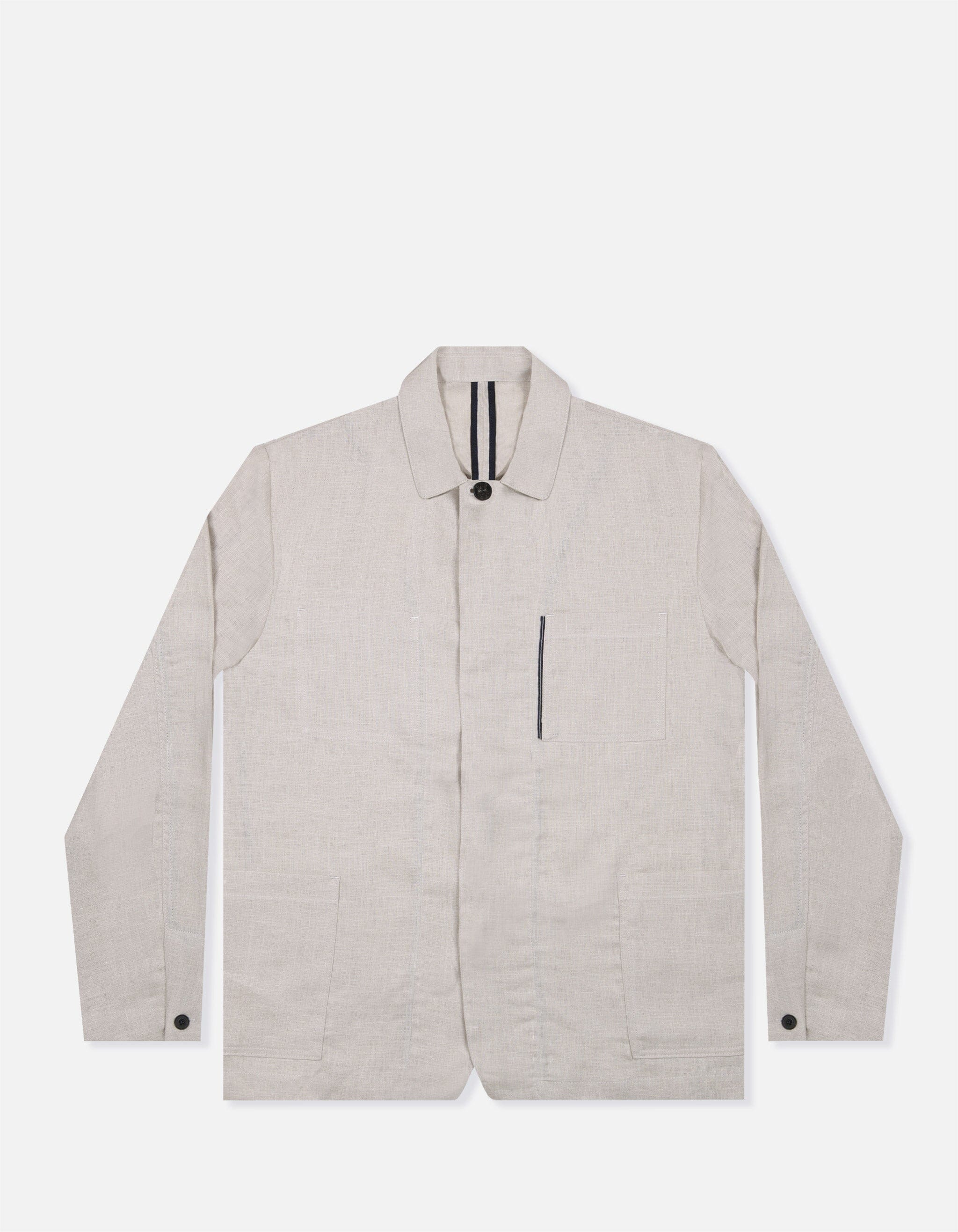 Doris - 04. Beige Grey Overshirt - Doris MACKEENE 