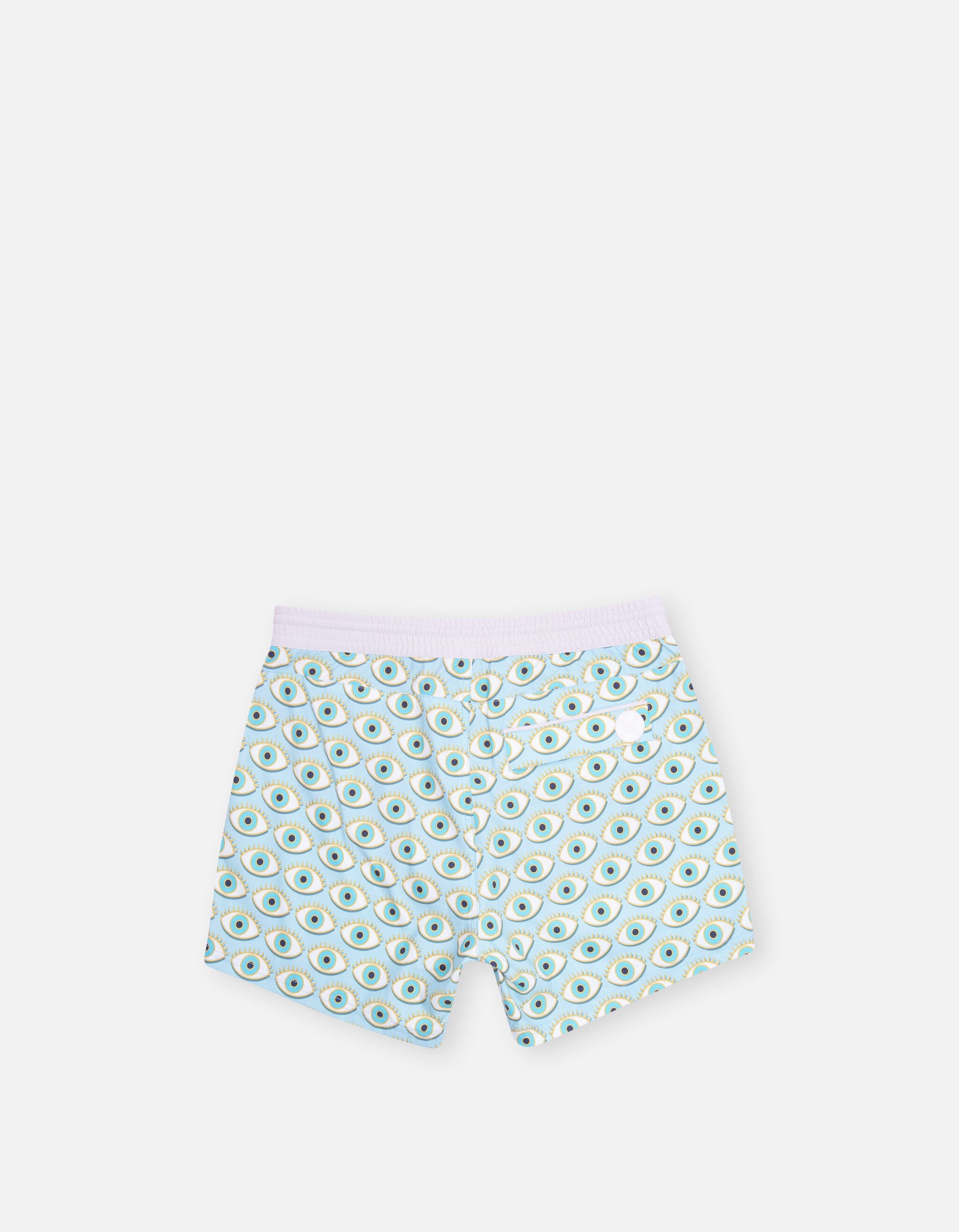 Ben - P33. Blue Eyes Swim Shorts - Ben MACKEENE 