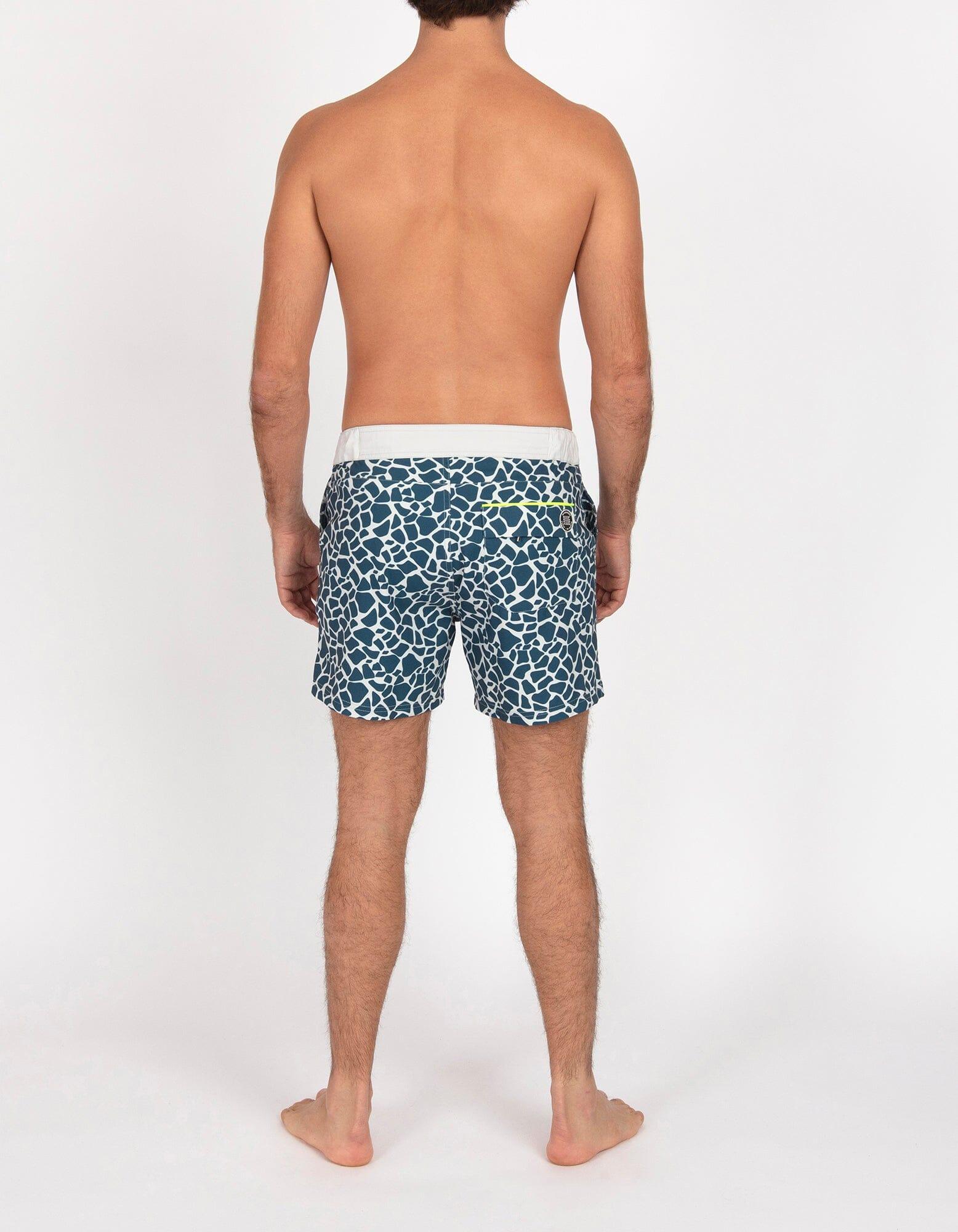 Gize - P15. Mini Lakes & Grey Gize - P15. Mini Lakes & Grey Swim Shorts - Gize MACKEENE
