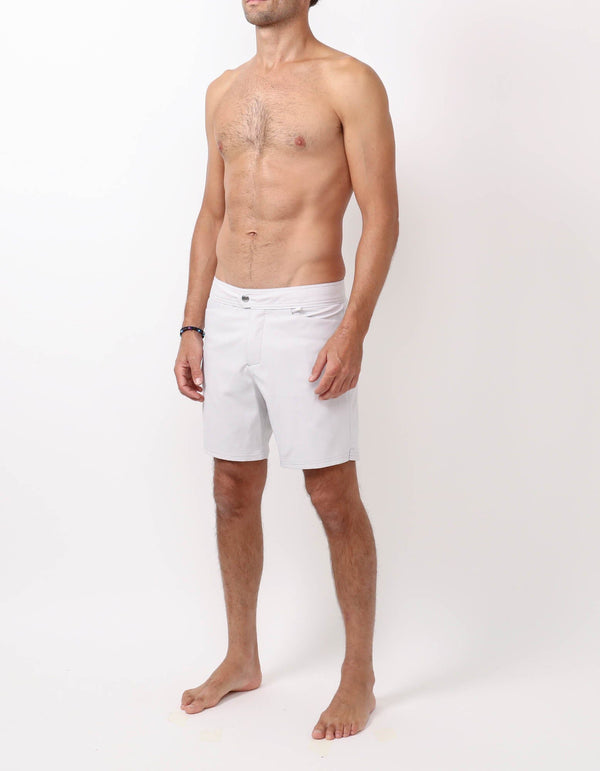 Barth5 - 00. Light Grey Swim Shorts - Barth5 MACKEENE 