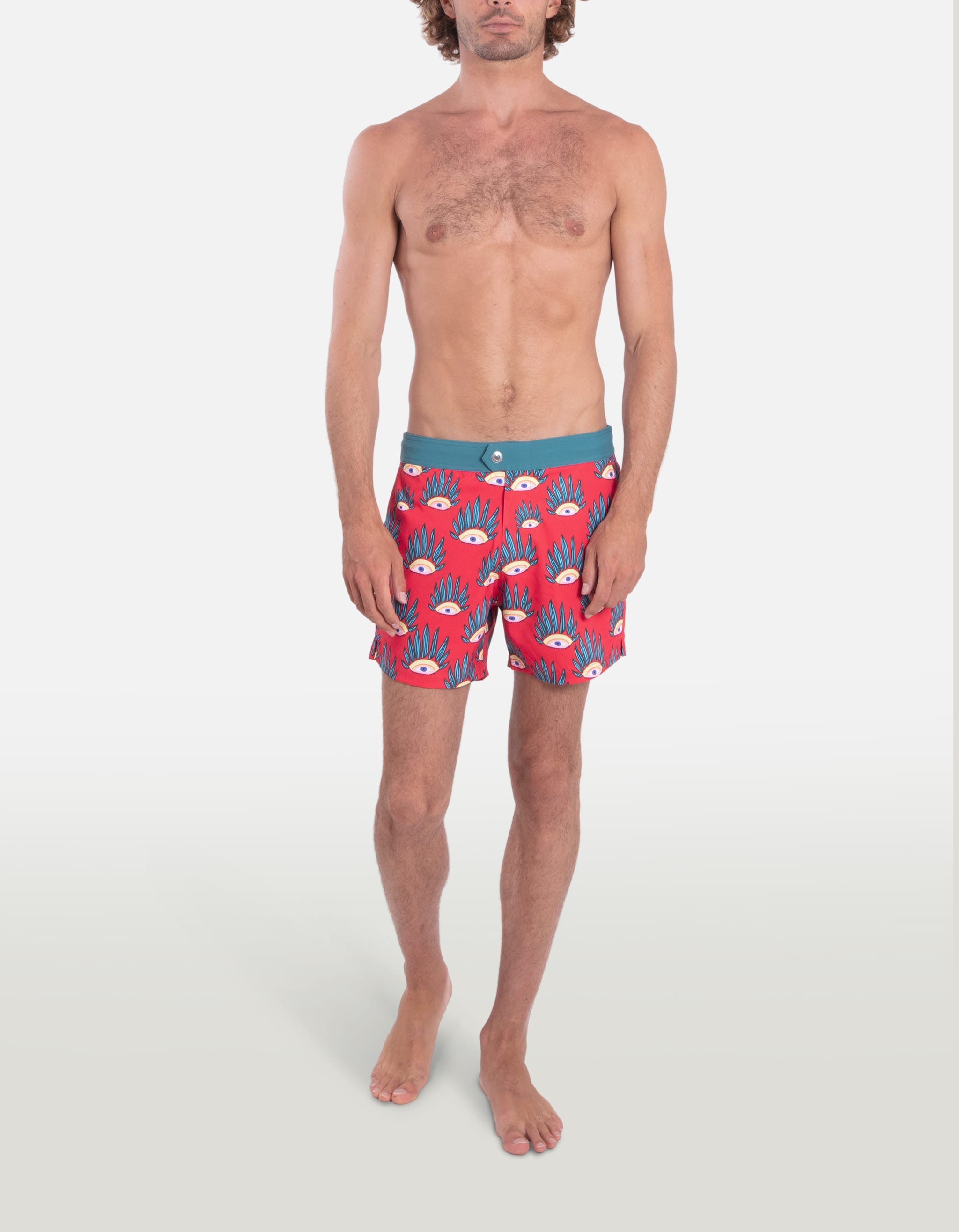 Ben - P32. Red Eyes Swim Shorts - Ben MACKEENE 