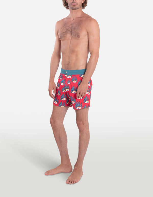 Ben - P32. Red Eyes Swim Shorts - Ben MACKEENE 