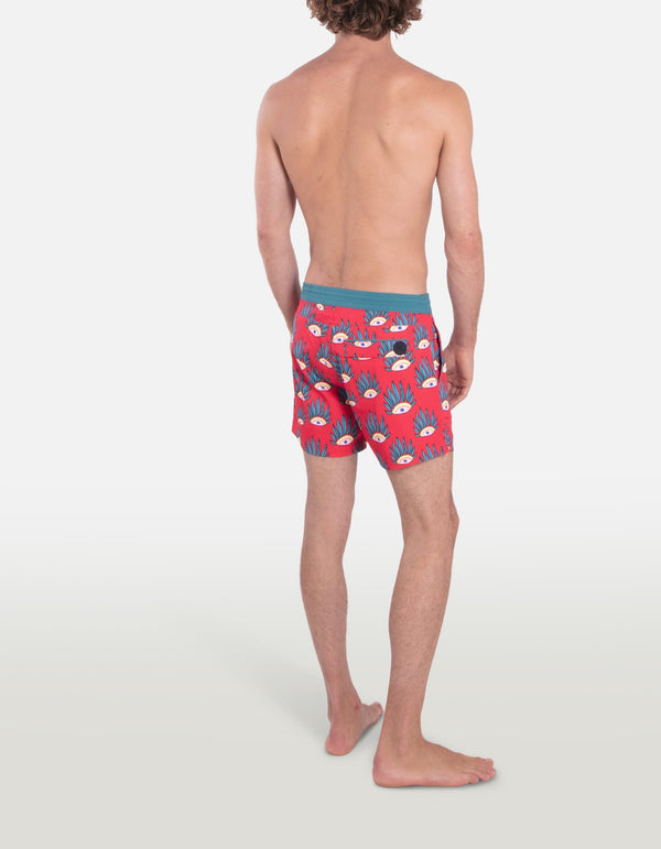 Ben - P32. Red Eyes Swim Shorts - Ben MACKEENE 