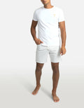 Jofe - 03. White - Embroidered Go Slow T-Shirts - Jofe MACKEENE 