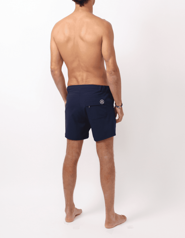 Gize - 00. Navy Swim Shorts - Gize MACKEENE 