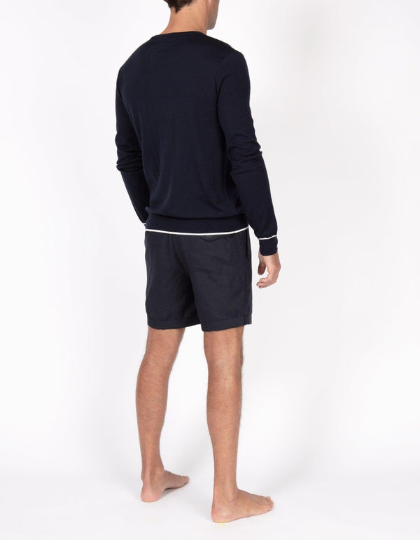 Agon2 R - 01. Navy Sweaters - Agon2 R MACKEENE 