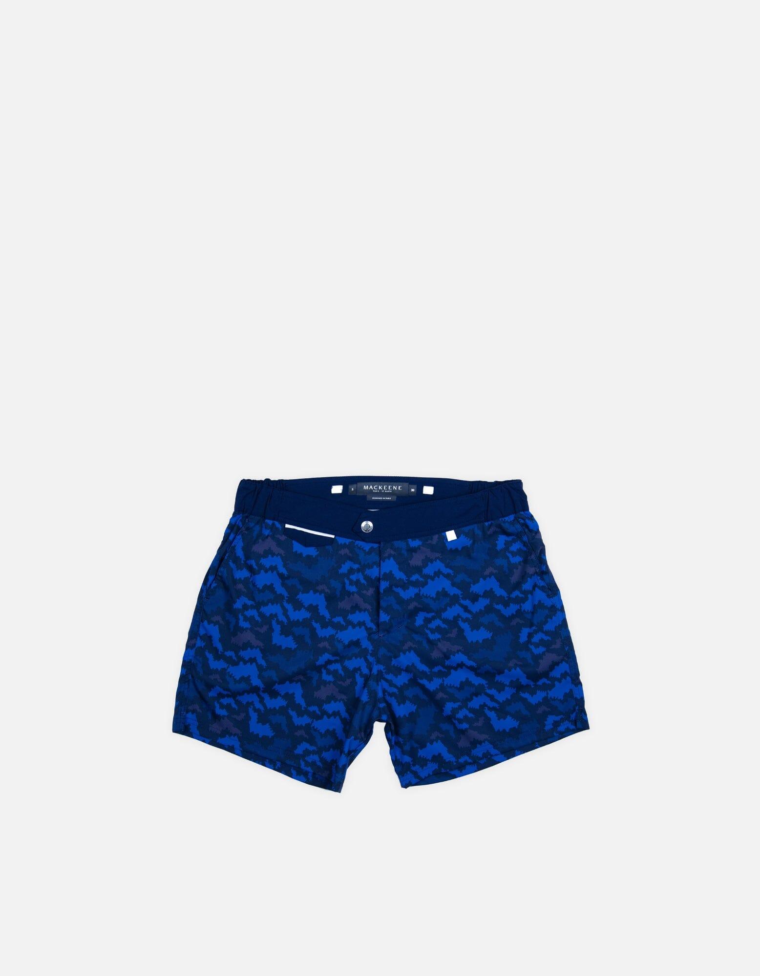 Gize - P09. St Bat Navy & Navy Swim Shorts - Gize MACKEENE 