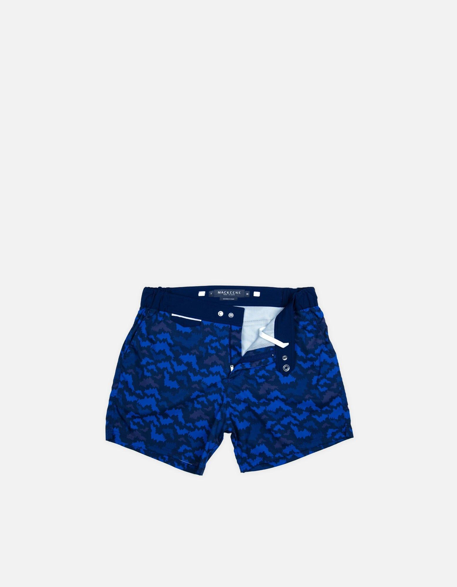 Gize - P09. St Bat Navy & Navy Swim Shorts - Gize MACKEENE 