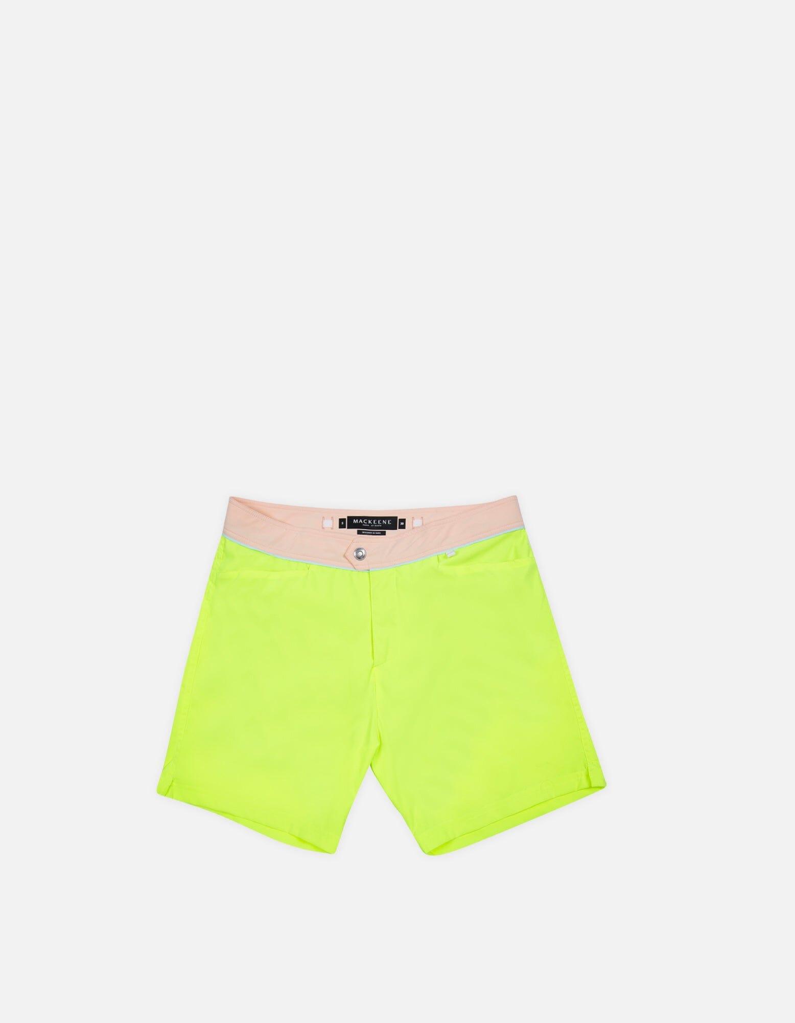 Barth4 - 04. Fluo & Peach Light Swim Shorts - Barth4 MACKEENE 