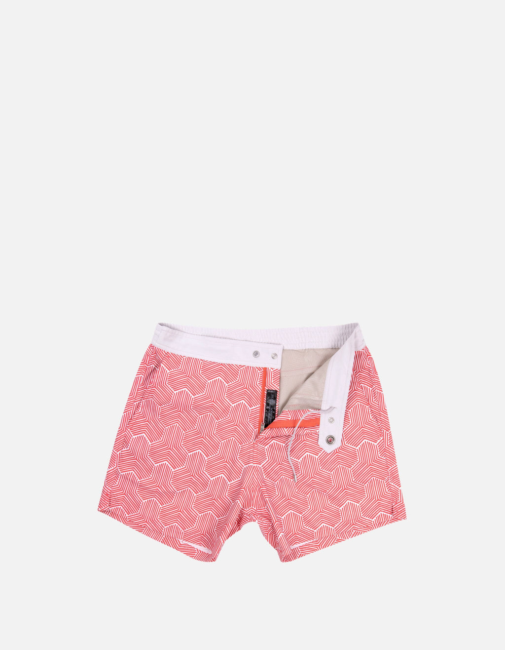 Ben - P28. Red Koniwa Swim Shorts - Ben MACKEENE 