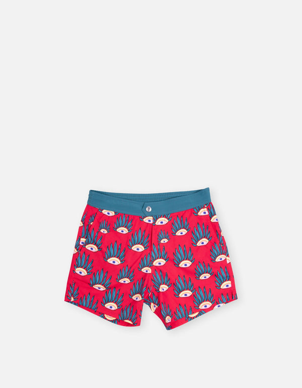 Ben - P32. Red Eyes Swim Shorts - Ben MACKEENE 