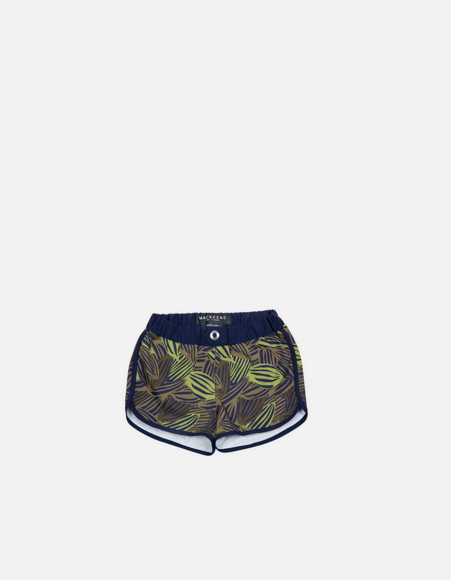 Son - P04. Green Feve & Navy Swim Shorts - Son MACKEENE 