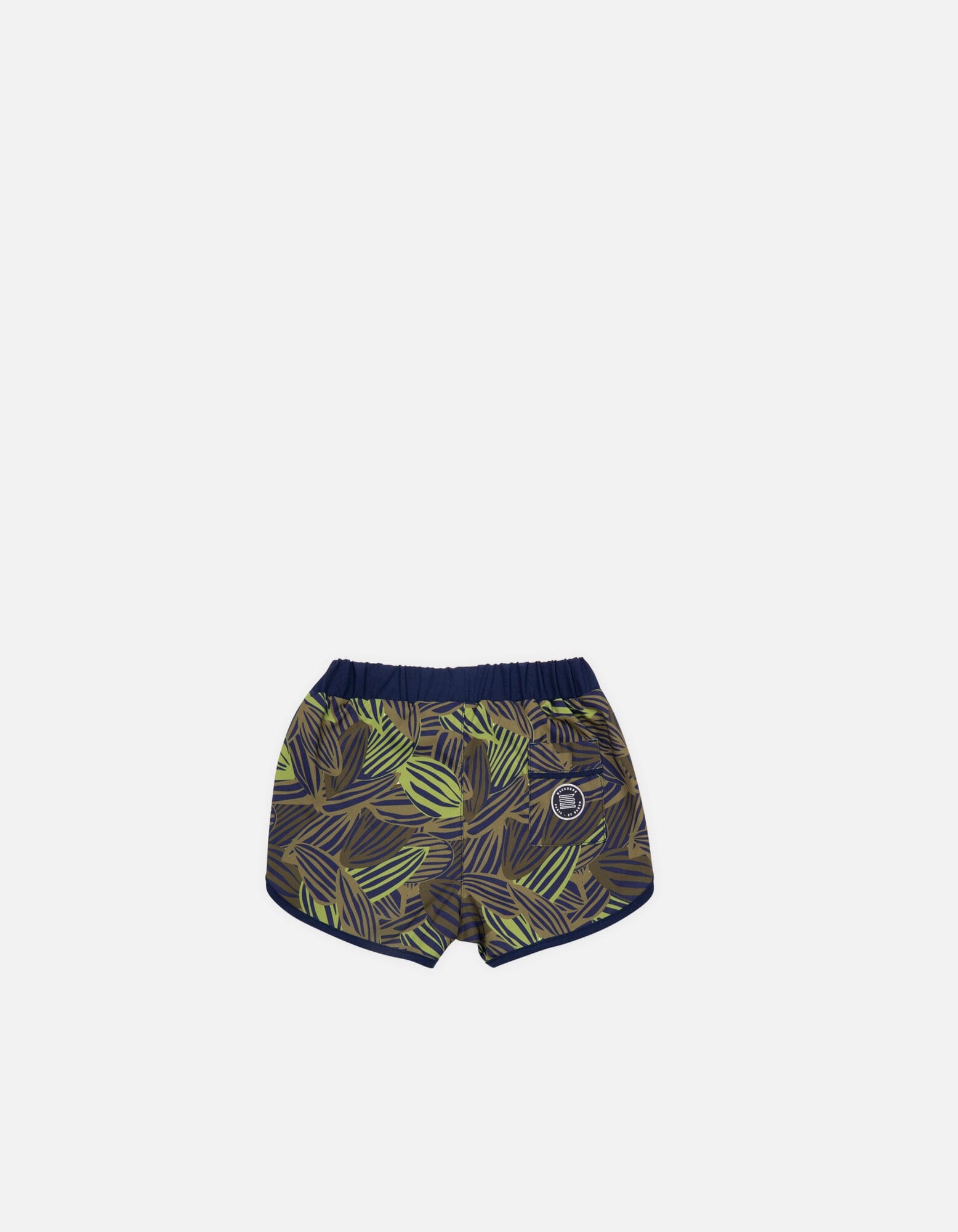 Son - P04. Green Feve & Navy Swim Shorts - Son MACKEENE 