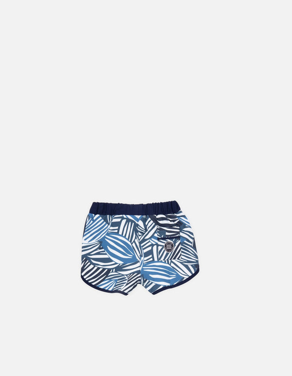 Son - P05. Petrol Feve & Navy Swim Shorts - Son MACKEENE 