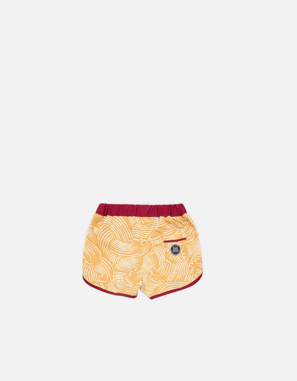 Son - P11. Windy Mustard & Bordo Swim Shorts - Son MACKEENE 