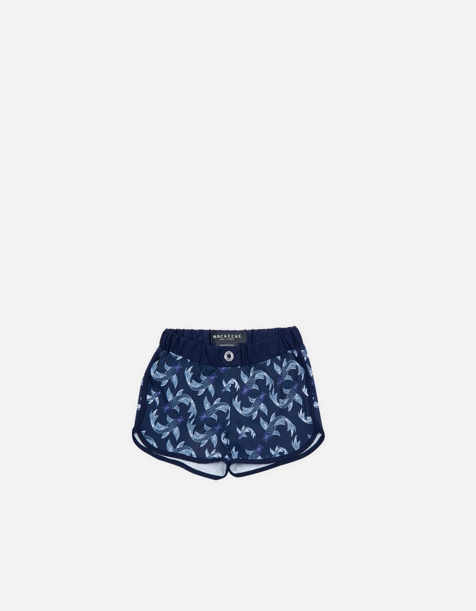 Son - P13. Fish Navy & Bordo Swim Shorts - Son MACKEENE 